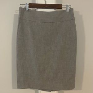 The Limited Pencil Skirt, Light Grey, Size 4